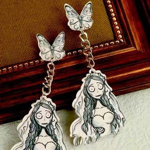 Corpse bride earrings